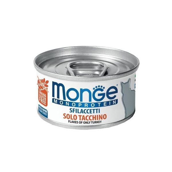 Monge Flakes Monoproteinic cat Turkey 80gr 