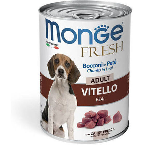 Monge Fresh Chunks ADULT with Veal 400 gr