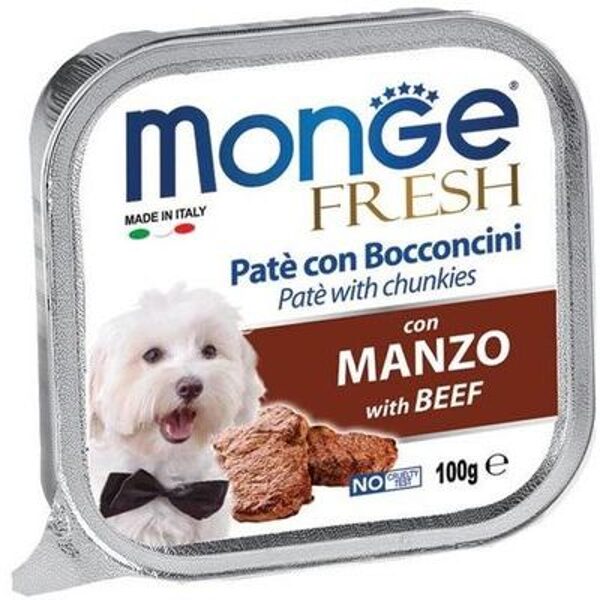Monge Fresh pate with Beef 100 gr - консервы для собак
