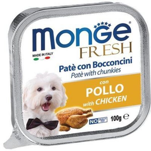 Monge Fresh pate with Chicken 100 gr  - консервы для собак