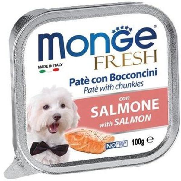 Monge Fresh pate with Salmon 100 gr  - консервы для собак