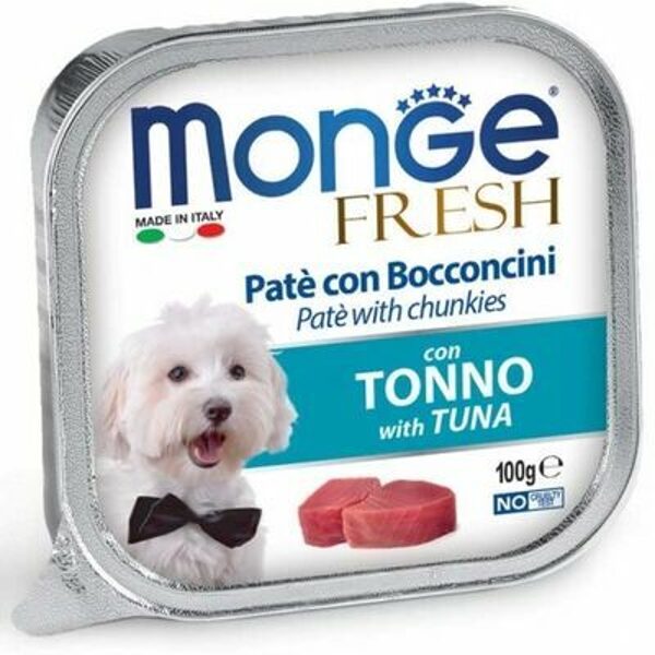 Monge Fresh pate with Tuna 100 gr - консервы для собак