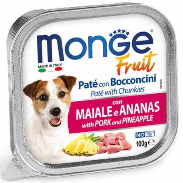 Monge Fruit Pork and Pineapple 100 g - консервы для собак