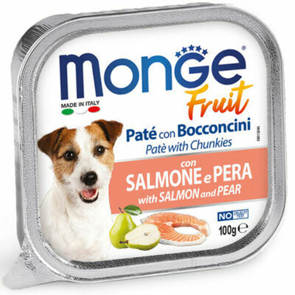 Monge Fruit Salmon and Pear 100 g - консервы для собак