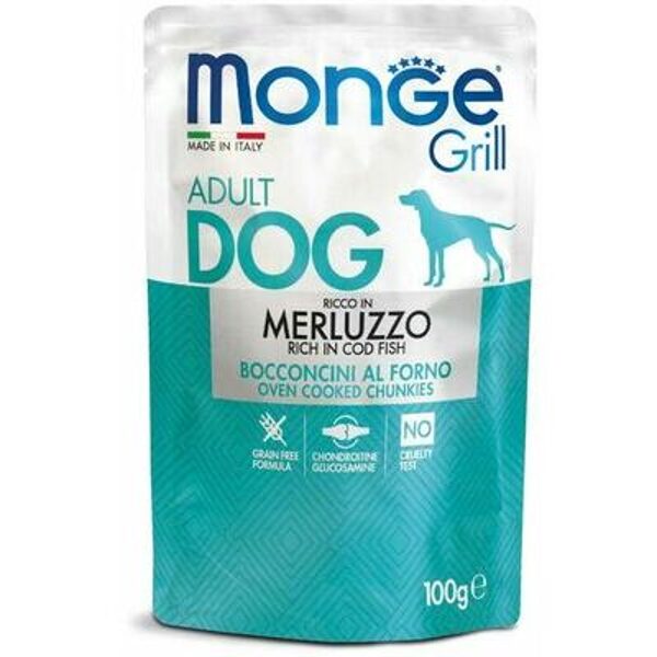 Monge Grill Pouch Cod Fish 100 g -