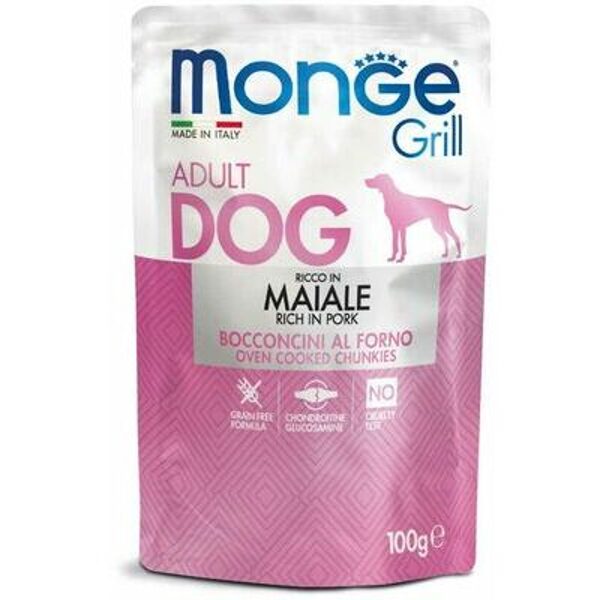 Monge Grill Pouch Pork 100 g - консервы для собак