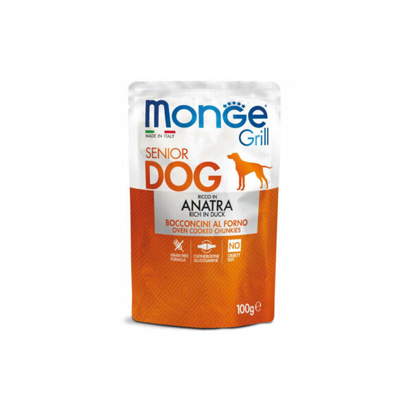 Monge Grill Pouch SENIOR Duck 100 g