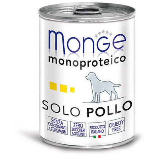 Monge Monoproteinic Pate 100% chicken 400 gr - консервы для собак