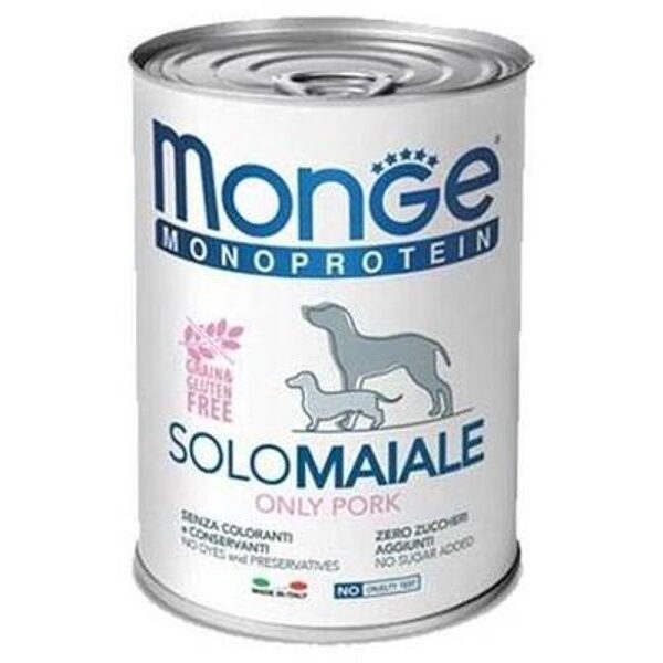Monge Monoproteinic Pate 100% pork 400 gr - консервы для собак