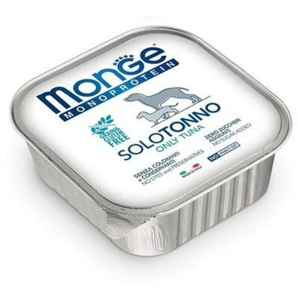 Monge Monoproteinic Pate 100% tuna 150 gr  - консервы для собак
