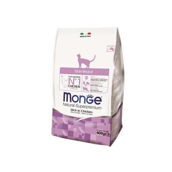 MONGE Sterilised 0,4 kg - - barība kaķiem