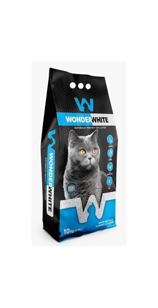 Wonder White Fresh  10kg - Bentonīta kaķu pakaiši  ar svaiguma aromātu