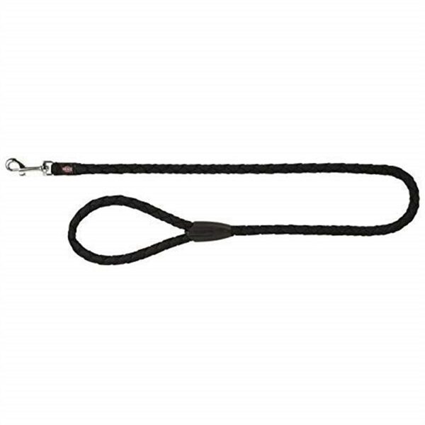 Pavada ar karabīnu suņiem - Trixie Cavo leash, S–M: 1,00 m/ø 12 mm, black