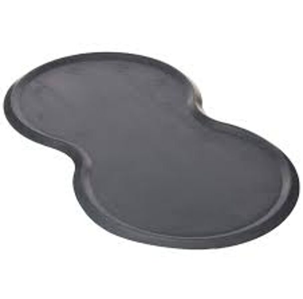 Trixie Place mat, natural rubber, 45 × 25 cm, dark grey