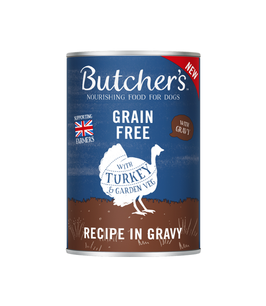 Butchers DOG Original Recipe with turkey in Gravy 400g