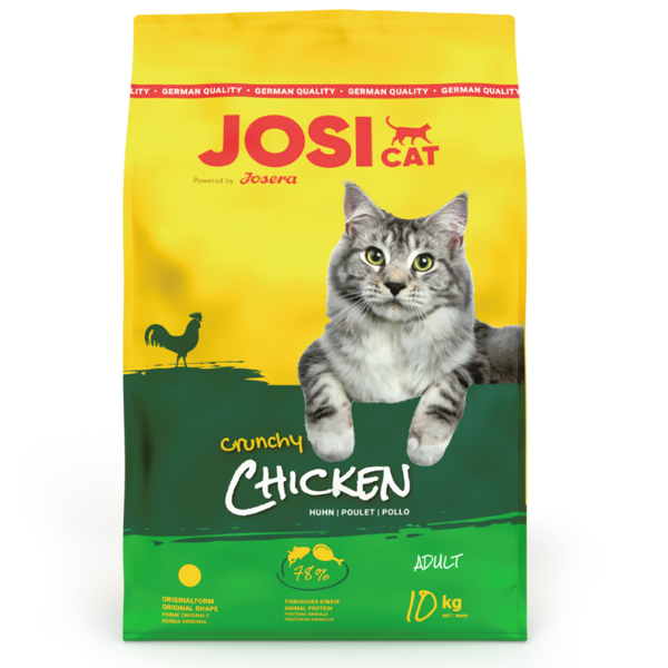 Josera JosiCat Crunchy Chicken 18 kg - Сухой корм для взрослых кошек с домашней птицей