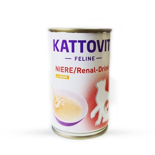 KATTOVIT Niere/Renal Drink 135ml ar vistu - zupa kaķiem ar nieru problēmām