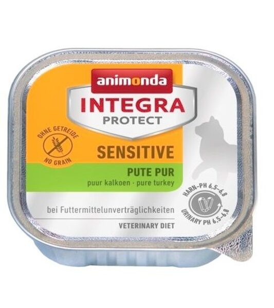 ANIMONDA INTEGRA PROTECT SENSITIVE C ИНДЕЙКОЙ ,  100Г- ПОЛНОЦЕННЫЙ РАЦИОН ДЛЯ ЧУВСТВИТЕЛЬНЫХ КОШЕК