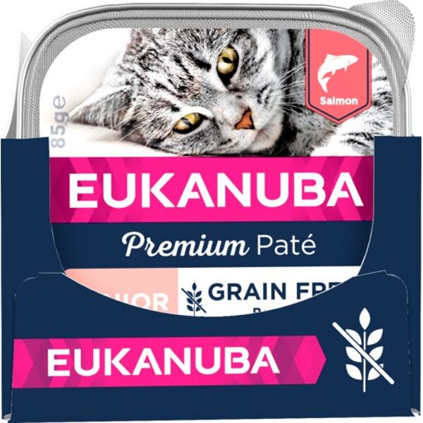 Eukanuba Cat Senior Salmon pate 85g