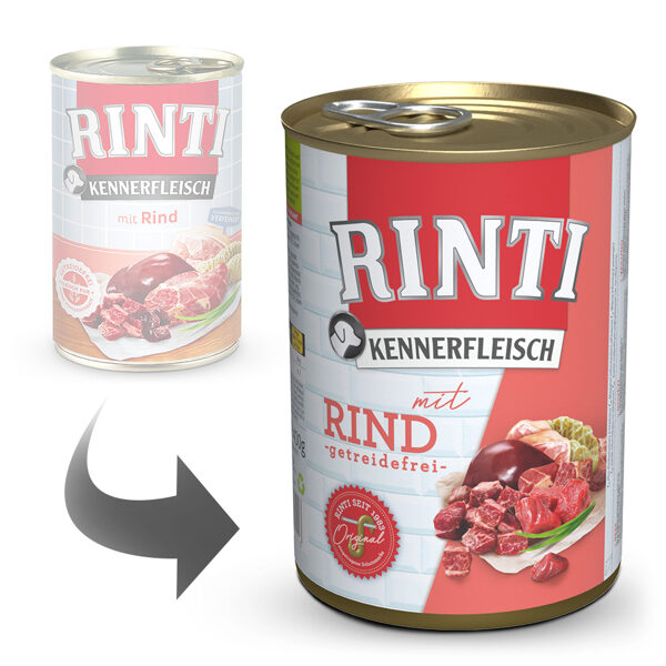 RINTI Rind 400g - консервы из говядины для собак