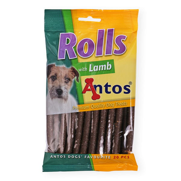 ANTOS Rolls with lamb 20gab.,200g - jēra gaļas rullīši