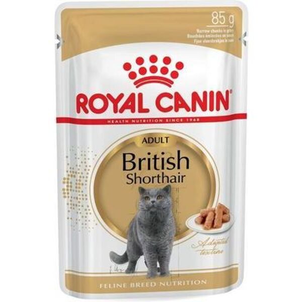 Royal Canin FBN WET British Shorthair 85g - konservi Britu īsspalvainiem kaķiem