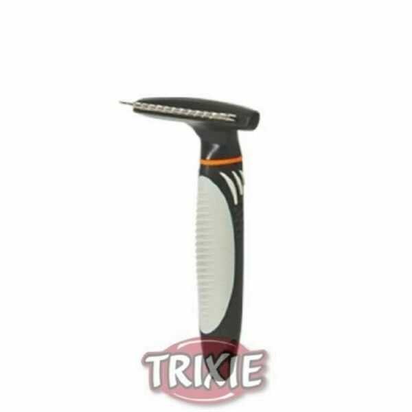Ķemme suņiem, rotējošiem zobiem - Trixie Short Hair Coat Untangler 10*15cm.