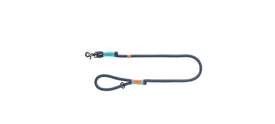 Pavada ar karabīnu suņiem - Trixie BE NORDIC leash, L–XL: 1.00 m/ø 13 mm, dark blue/light blue