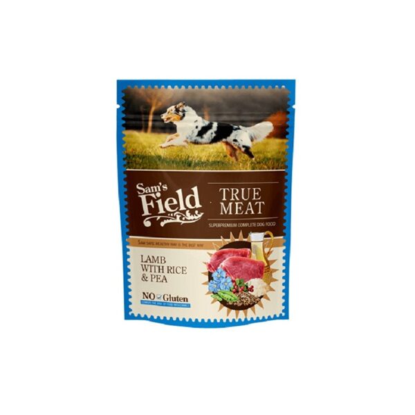 Sam's Field DOG POUCH Lamb with Rice&Pea 260g
