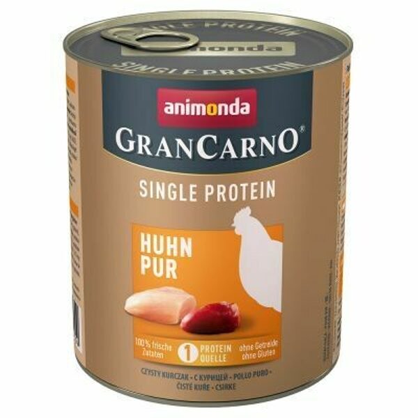 Animonda GranCarno Single Protein Chicken 800g - Влажный корм для собак (консервы)