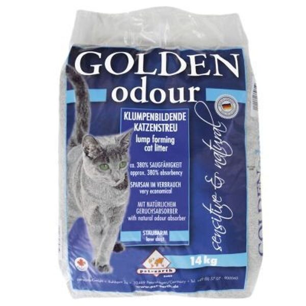 Golden Odour Sensitive & Natural 7 kg - pašcementējošās smiltiņas