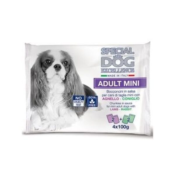 SPECIAL DOG Excellence pouches Mini ADULT lamb/rabbit 4x100 g - консервы для собак