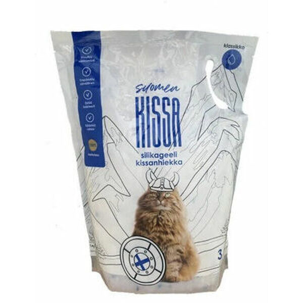 Suomen Kissa Silica gel 3.8L/1.5kg - silikagela kaķu pakaiši 