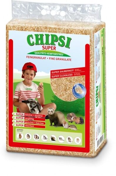 Chipsi Super 60l / 3,4 kg - Koka skaidas grauzējiem 
