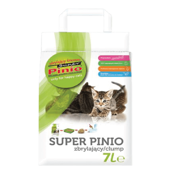 Super Pinio Kruzson 7L koka granulas kaķu tualetei