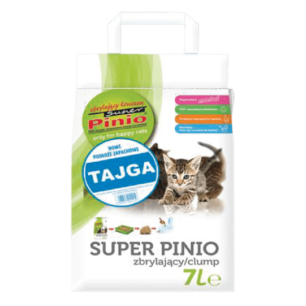 Super Pinio Kruzson Tajga 7L koka granulas ar meža aromātu