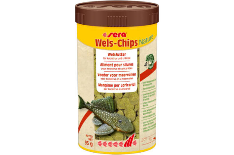 Barība zivīm - Sera Wels Chips, 250 ml