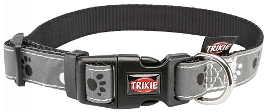 Trixie Silver Reflect Collar “L-XL”, 40-65cm/25mm - kakla siksna suņiem