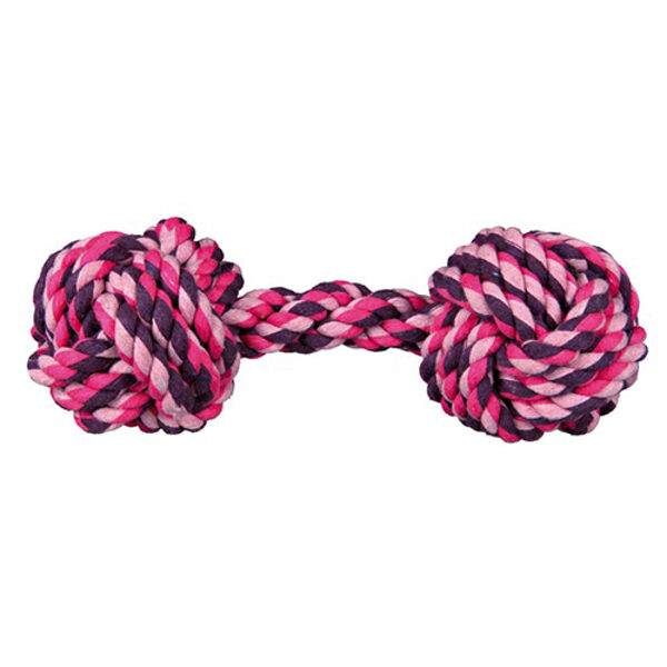Trixie Rope Dumbbell 20cm - Игрушка из хлопковых верёвок для собак