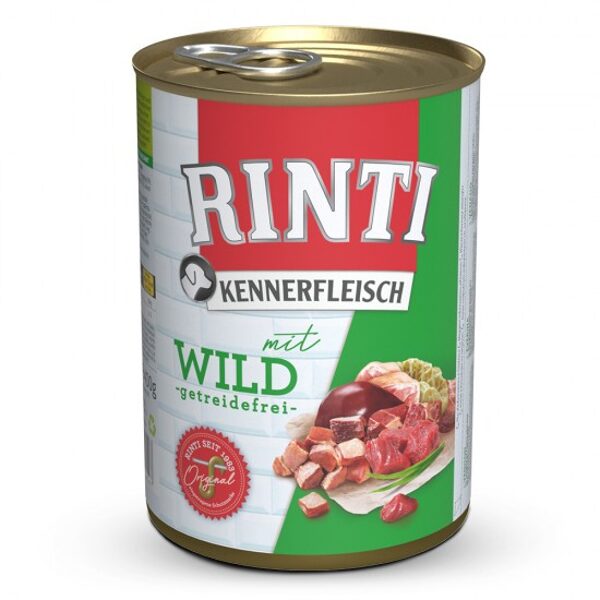 RINTI Wild 400g - консервы для собак с мясом дичи