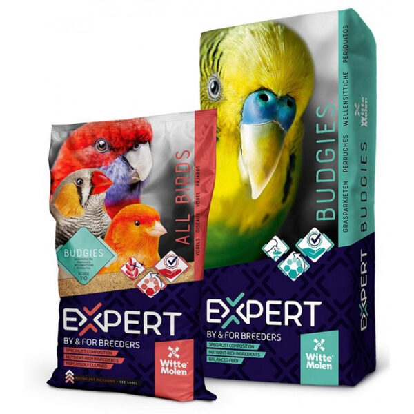 Witte Molen Expert Budgies, 5kg - barība sīkiem papagaiļiem