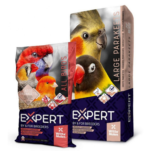 Witte Molen Experts Large Parakeets, 5kg - barība vidējiem papagaiļiem