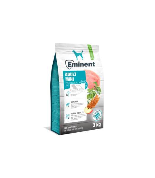 EMINENT ADULT MINI 3КГ КОРМ ДЛЯ ВЗРОСЛЫХ СОБАК МАЛЕНЬКИХ ПОРОД 1-10КГ