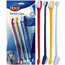 Zobu birstes dzīvniekiem - Trixie Toothbrush Set 4pcs, 23cm, komplekts 4gab.